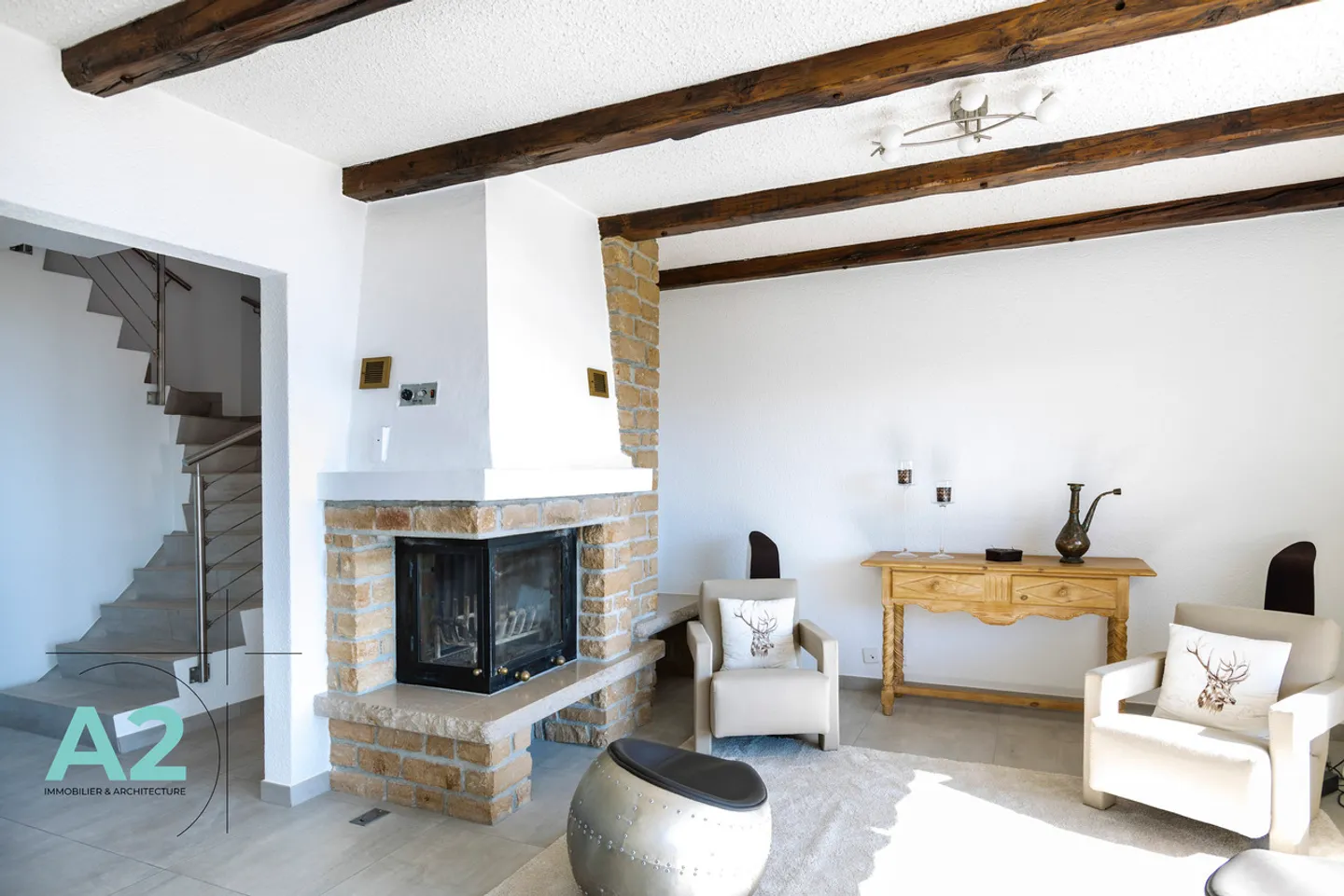 LOCATION A L'ANNEE : Villa  A 5 minutes en voiture de Crans-Montana - Foto 8 di 21