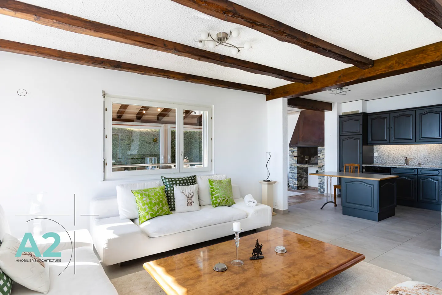 LOCATION A L'ANNEE : Villa  A 5 minutes en voiture de Crans-Montana - Foto 9 di 21