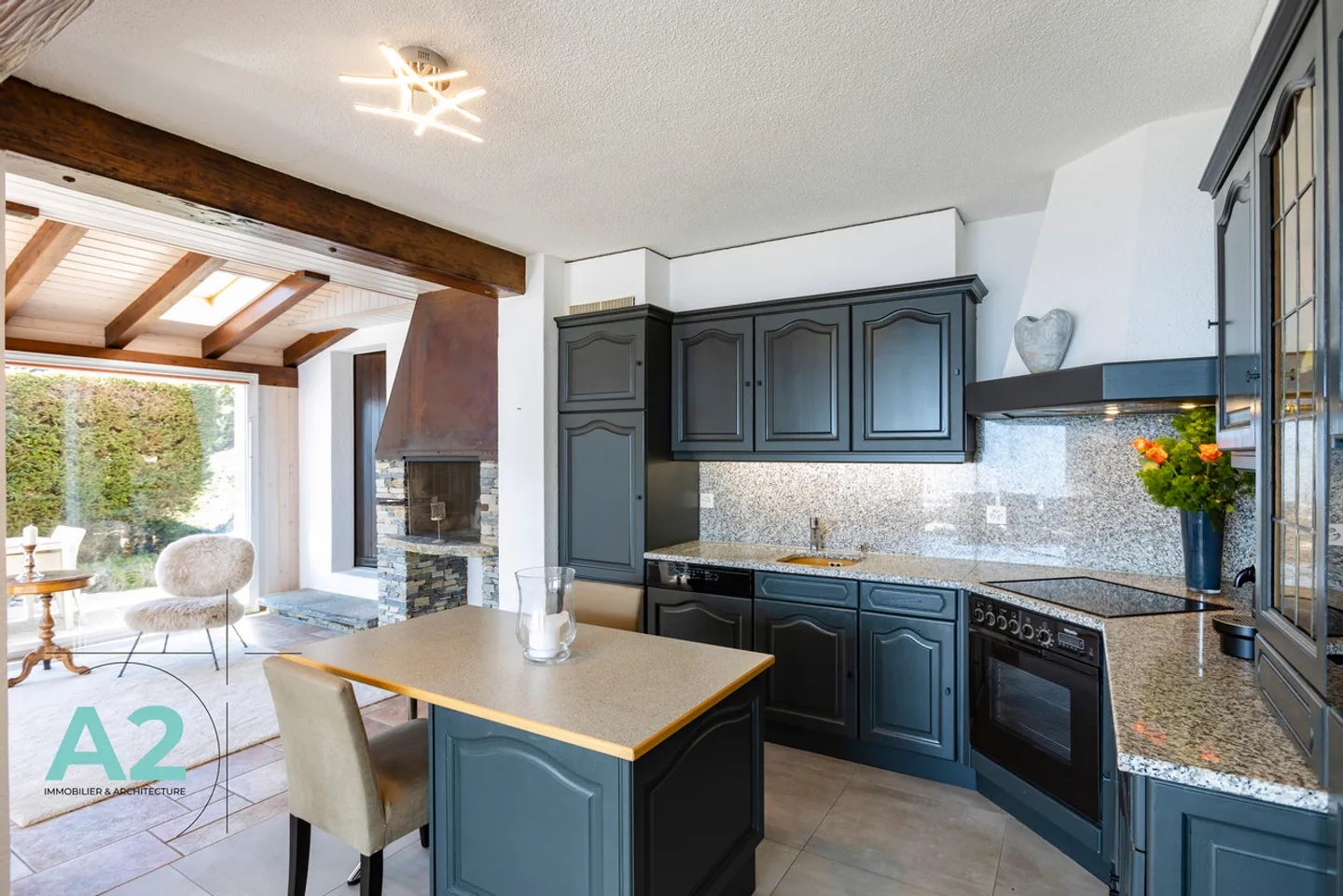 LOCATION A L'ANNEE : Villa  A 5 minutes en voiture de Crans-Montana - Foto 10 di 21