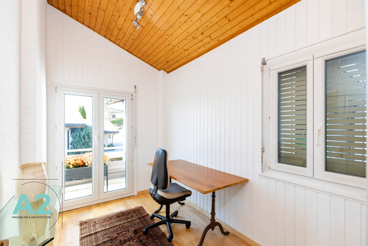 LOCATION A L'ANNEE : Villa  A 5 minutes en voiture de Crans-Montana - Foto 19 di 21