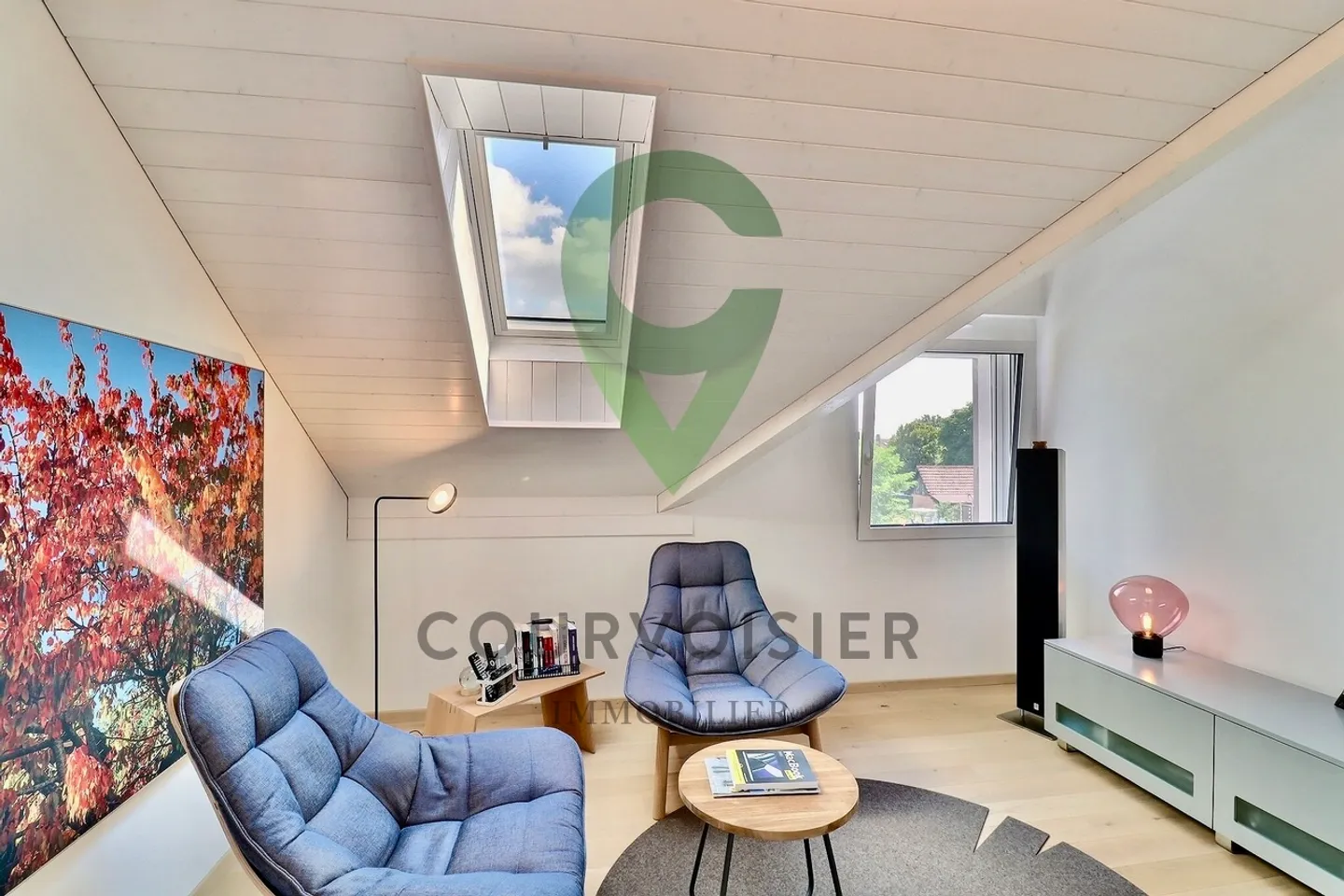 Wunderschöne neue Duplex-Penthouse mit atemberaubendem Blick auf den Mont-Blanc - Foto 9 von 14