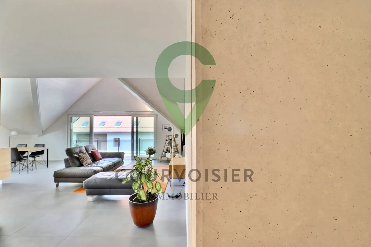 Wunderschöne neue Duplex-Penthouse mit atemberaubendem Blick auf den Mont-Blanc - Foto 5 von 14