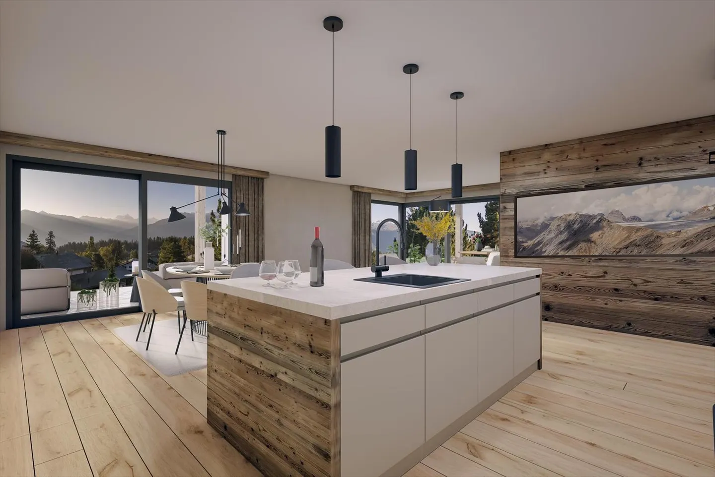 Crans-Montana, 4.5 Room Apartment with High Prestige on the Ground Floor with View - Photo 4 of 12