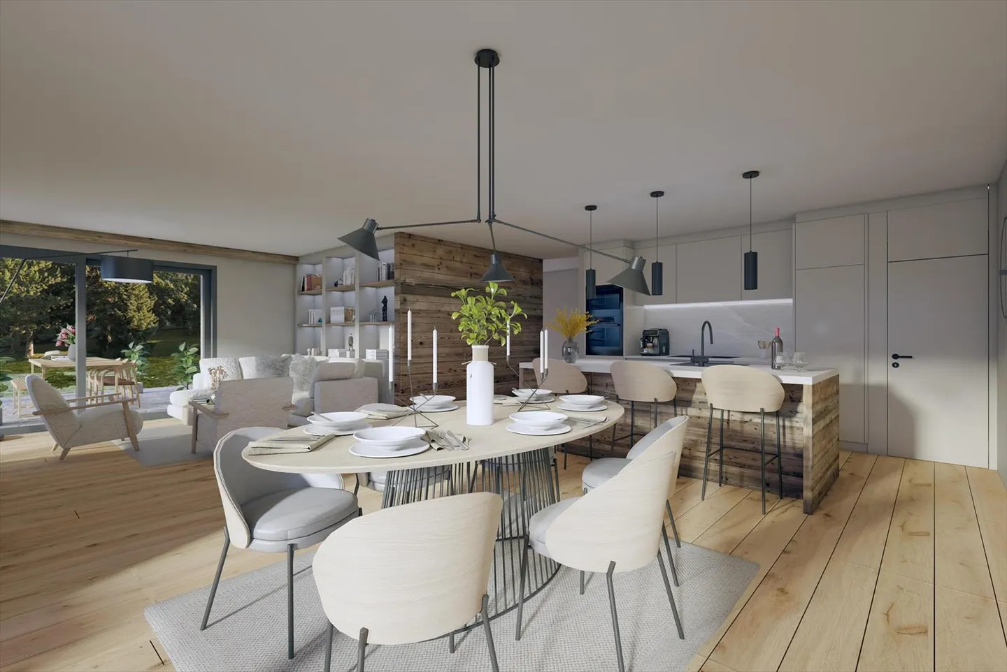 Crans-Montana, 4.5 Room Apartment with High Prestige on the Ground Floor with View - Photo 1 of 12