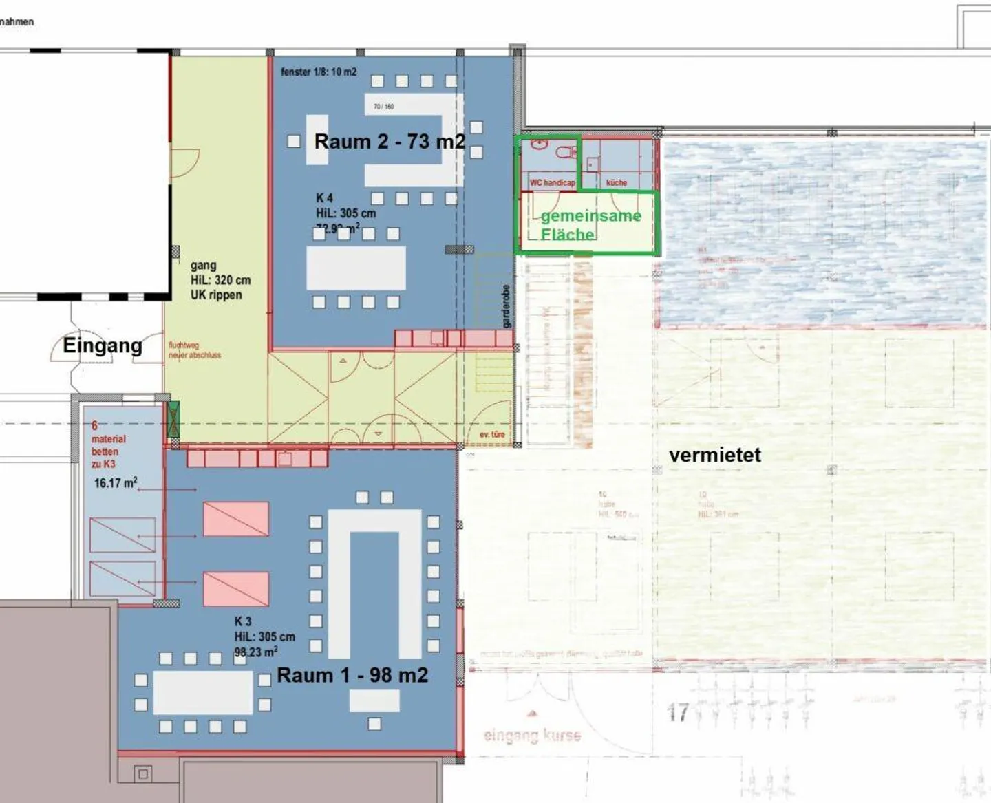 251 m² espaces commerciaux/bureaux et de formation passionnants près de la gare de Brugg - Photo 8 sur 8