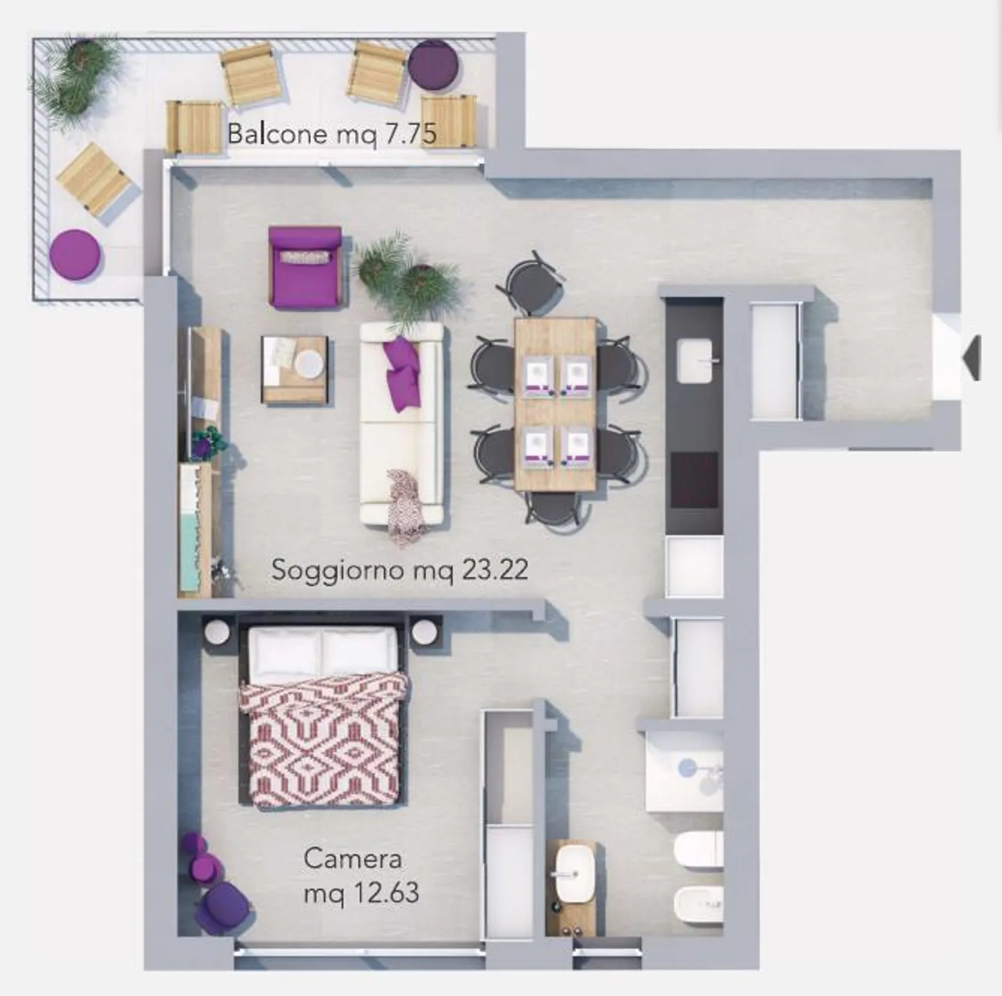 Nuovo appartamento in un piccolo complesso residenziale situato nel verde - Foto 7 di 9