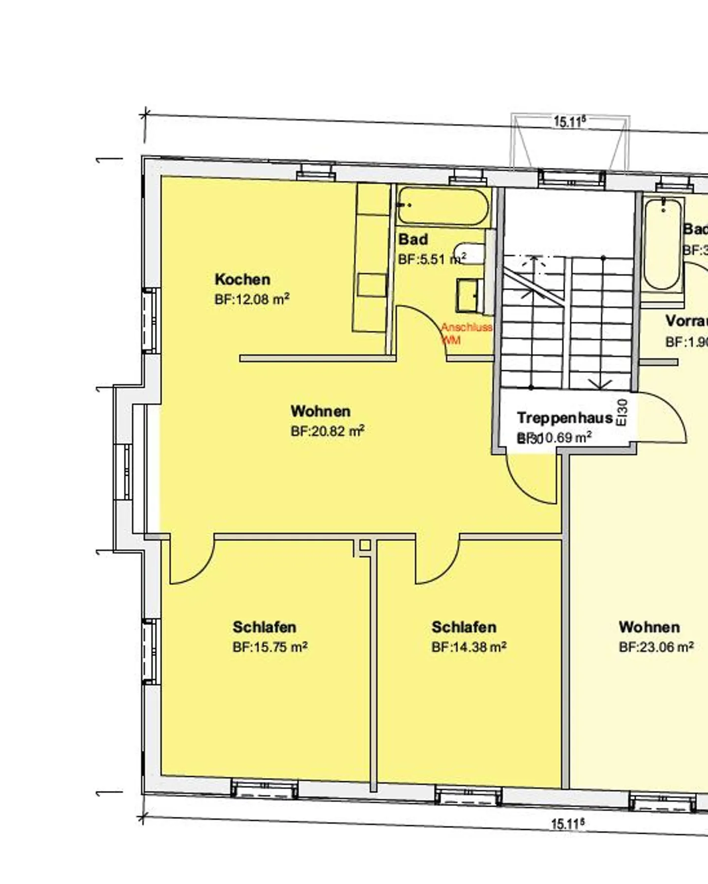 Charmante 3.5-Zimmer Wohnung - Foto 6 von 6