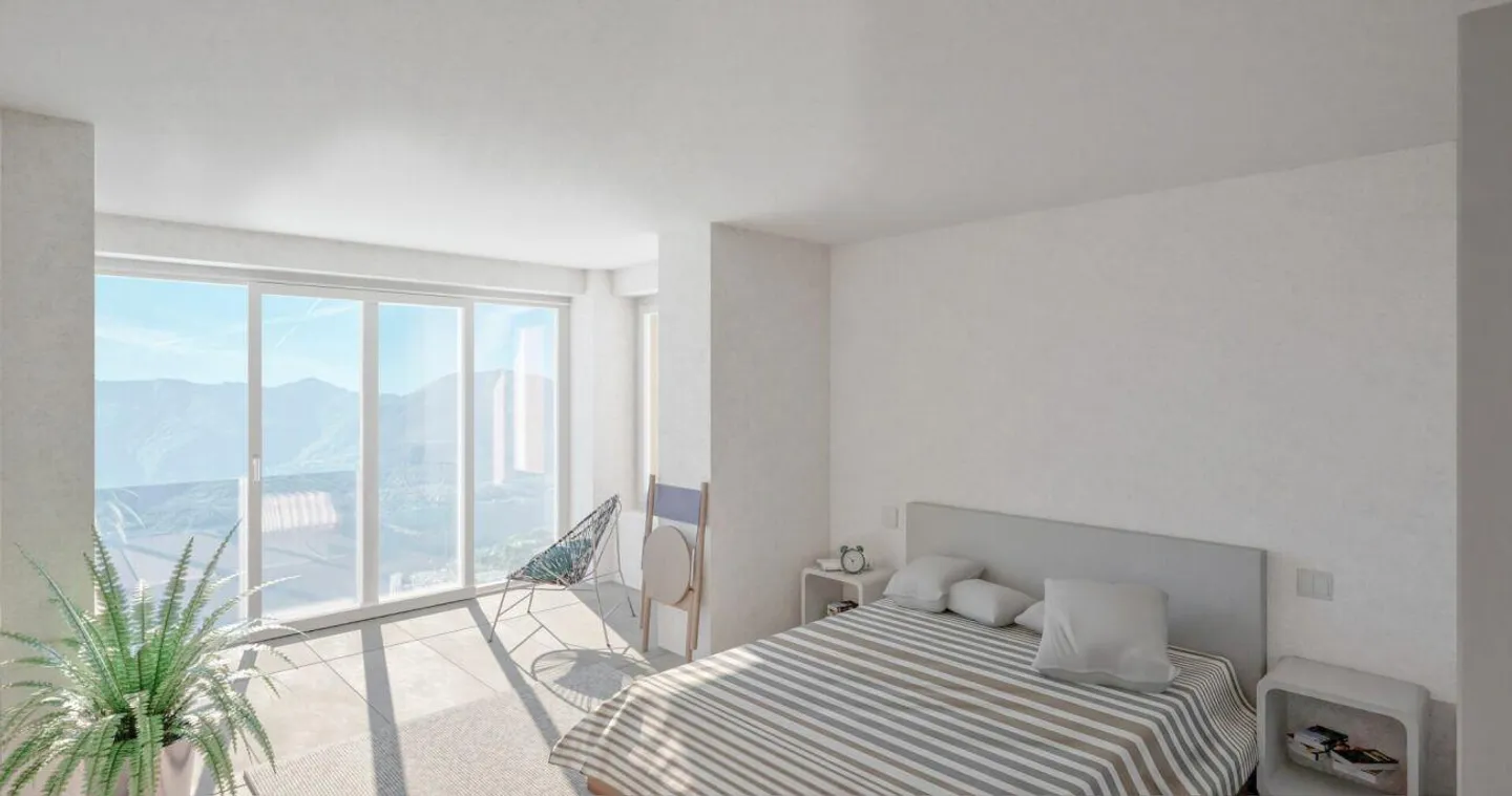 ORSELINA - grande 3 1/2 locali, vista lago, Garage-box al piano - Foto 3 di 12