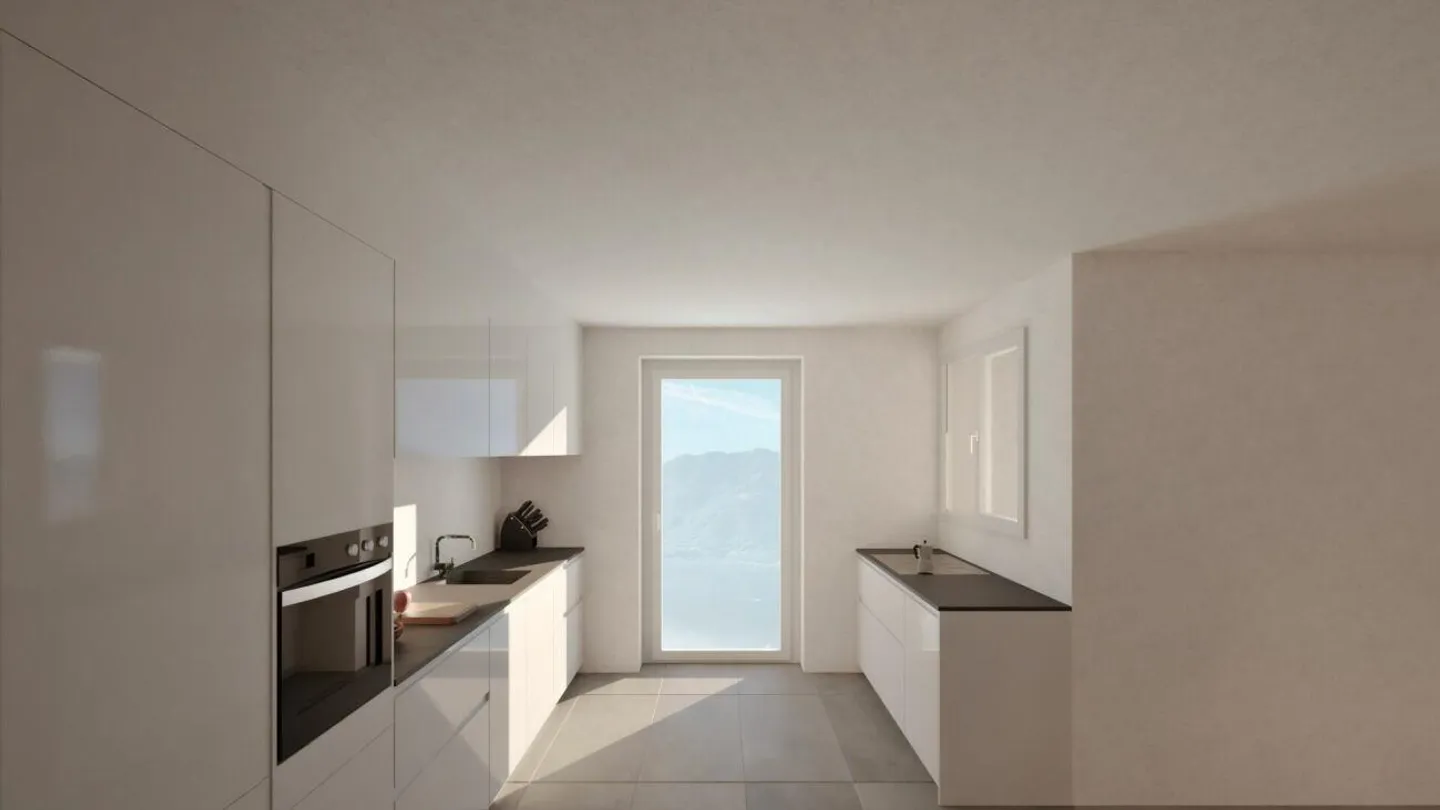 ORSELINA - grande 3 1/2 locali, vista lago, Garage-box al piano - Foto 5 di 12