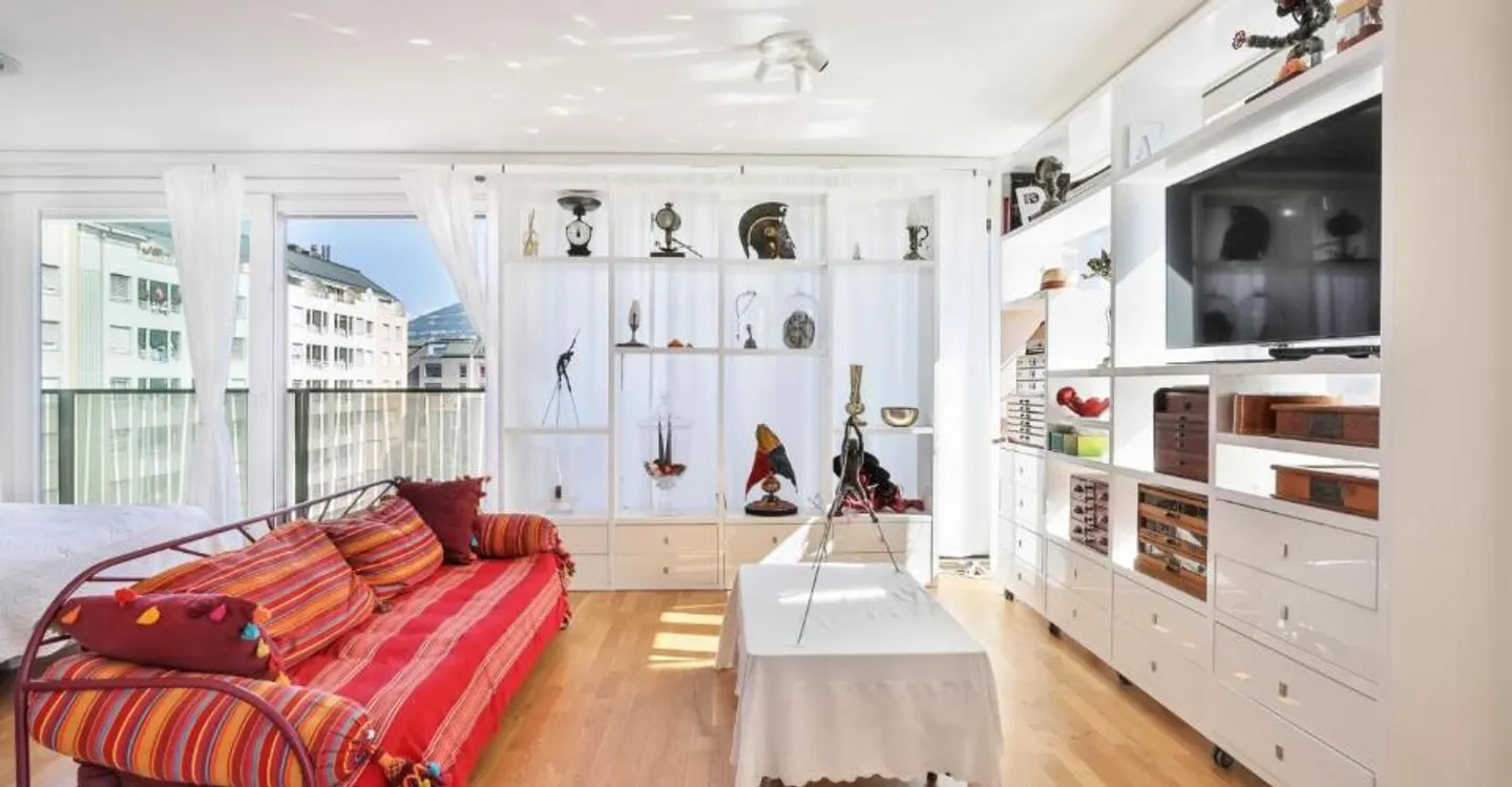 Bright apartment in Carouge - Beautiful volumes, contemporary elegance and privileged setting - Photo 1 of 12