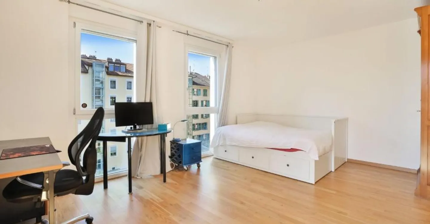 Bright apartment in Carouge - Beautiful volumes, contemporary elegance and privileged setting - Photo 7 of 12