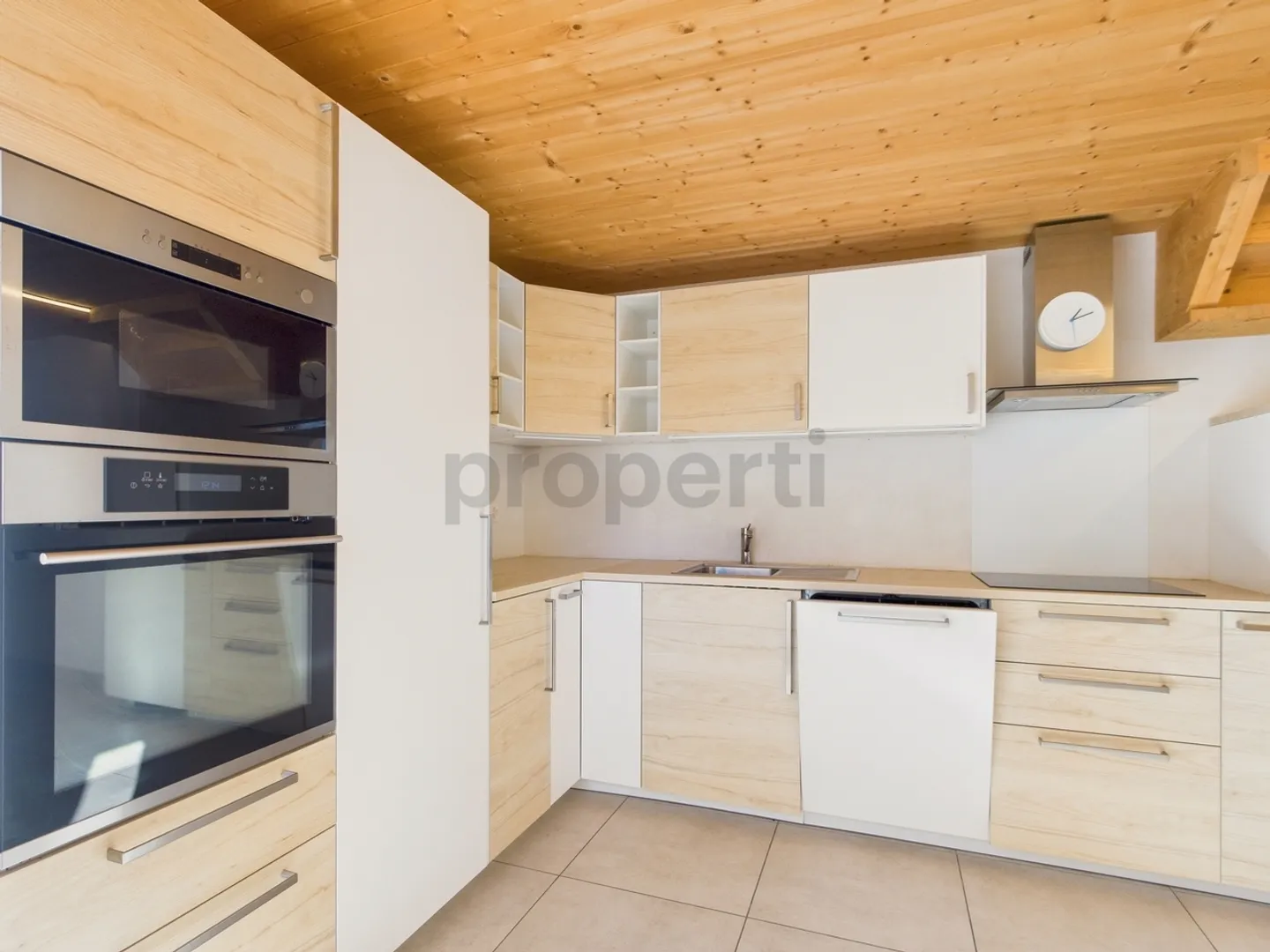 Modern 4-room multiplex house with a view of the Valais mountains in Les Marécottes - Photo 4 of 12