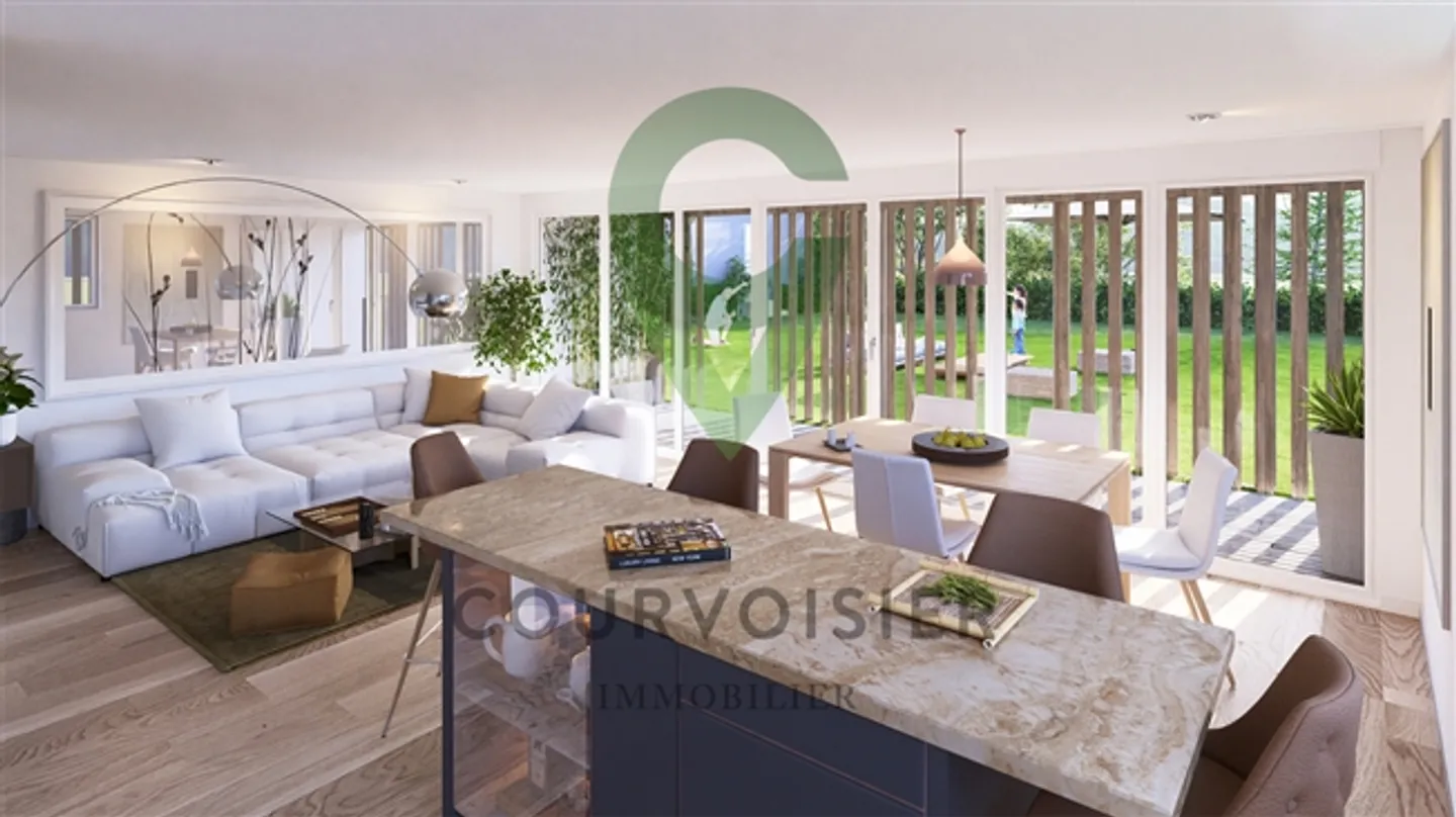 Off-Plan - 3.5 to 4.5 Room Apartment in a Quiet Location - Photo 2 of 5