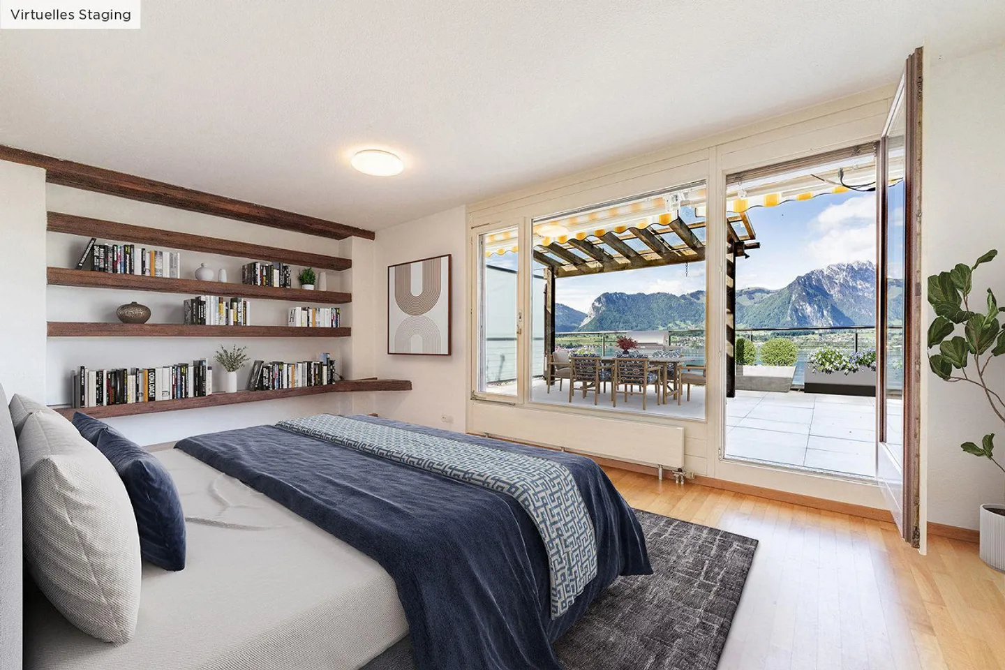Charmantes Terrassenhaus mit Aussicht - Foto 6 von 13