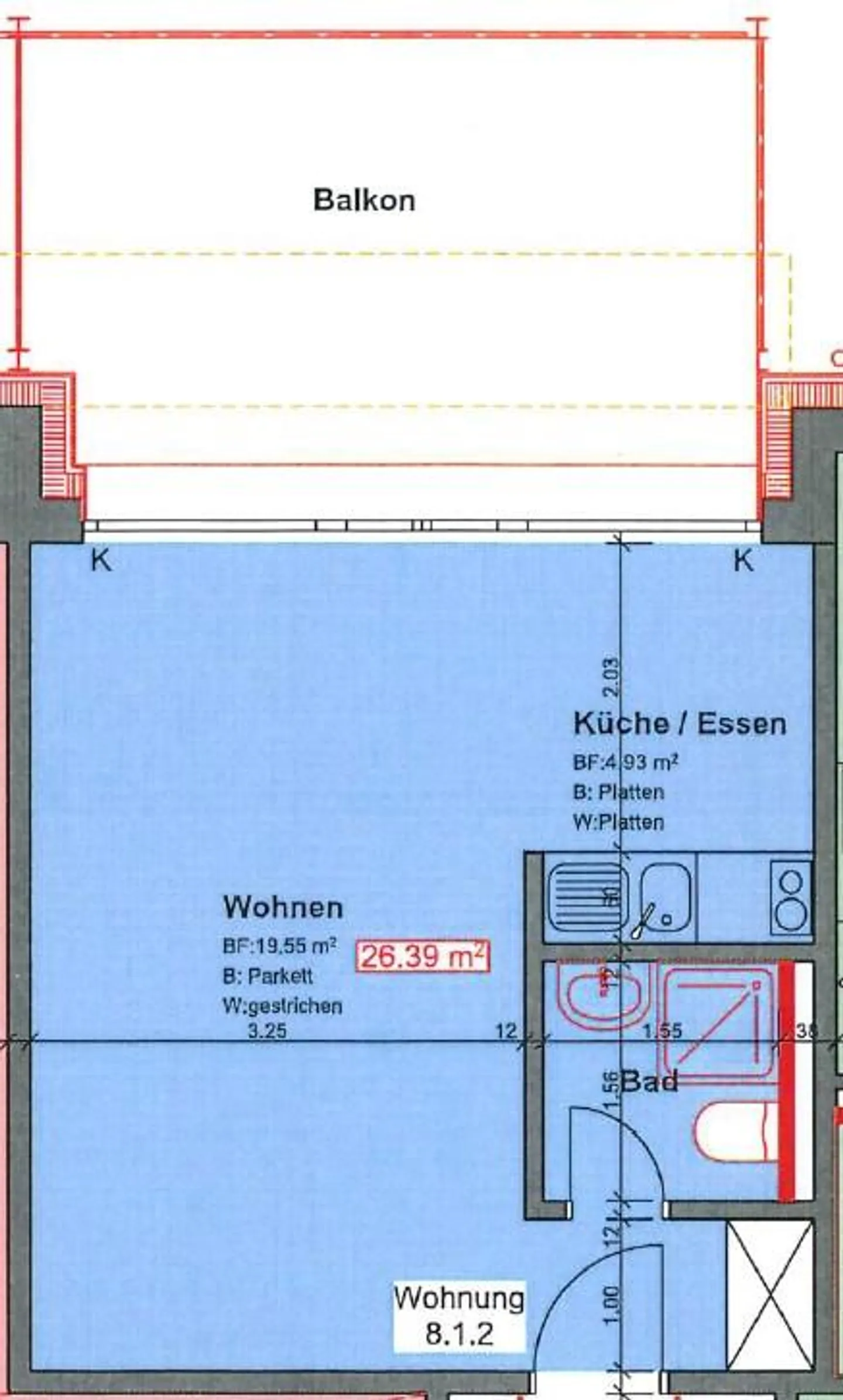 Moderne 1½-Zimmerwohnung - Foto 8 von 8