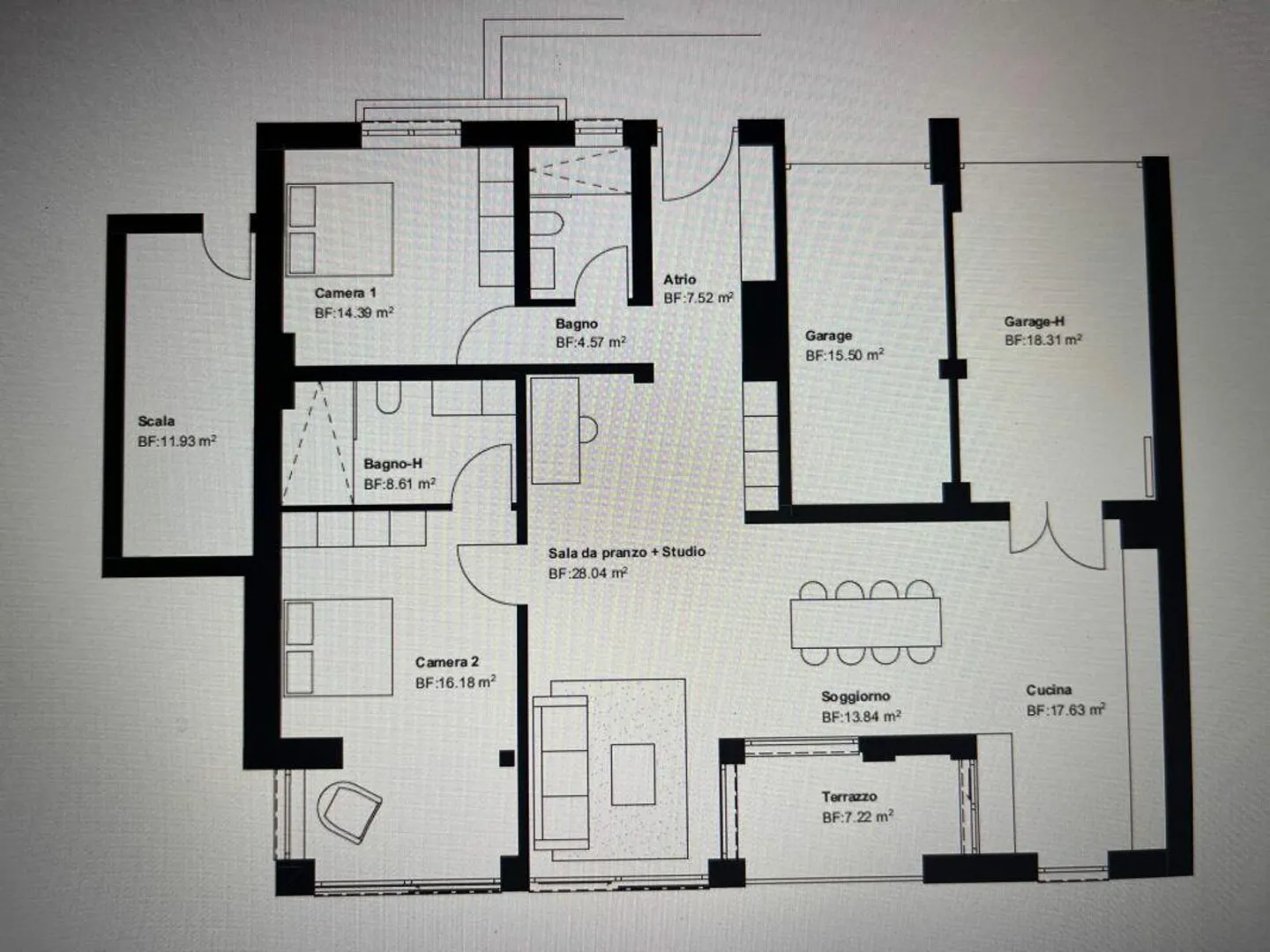 ORSELINA - grande 3 1/2 locali, vista lago, Garage-box al piano - Foto 12 di 12