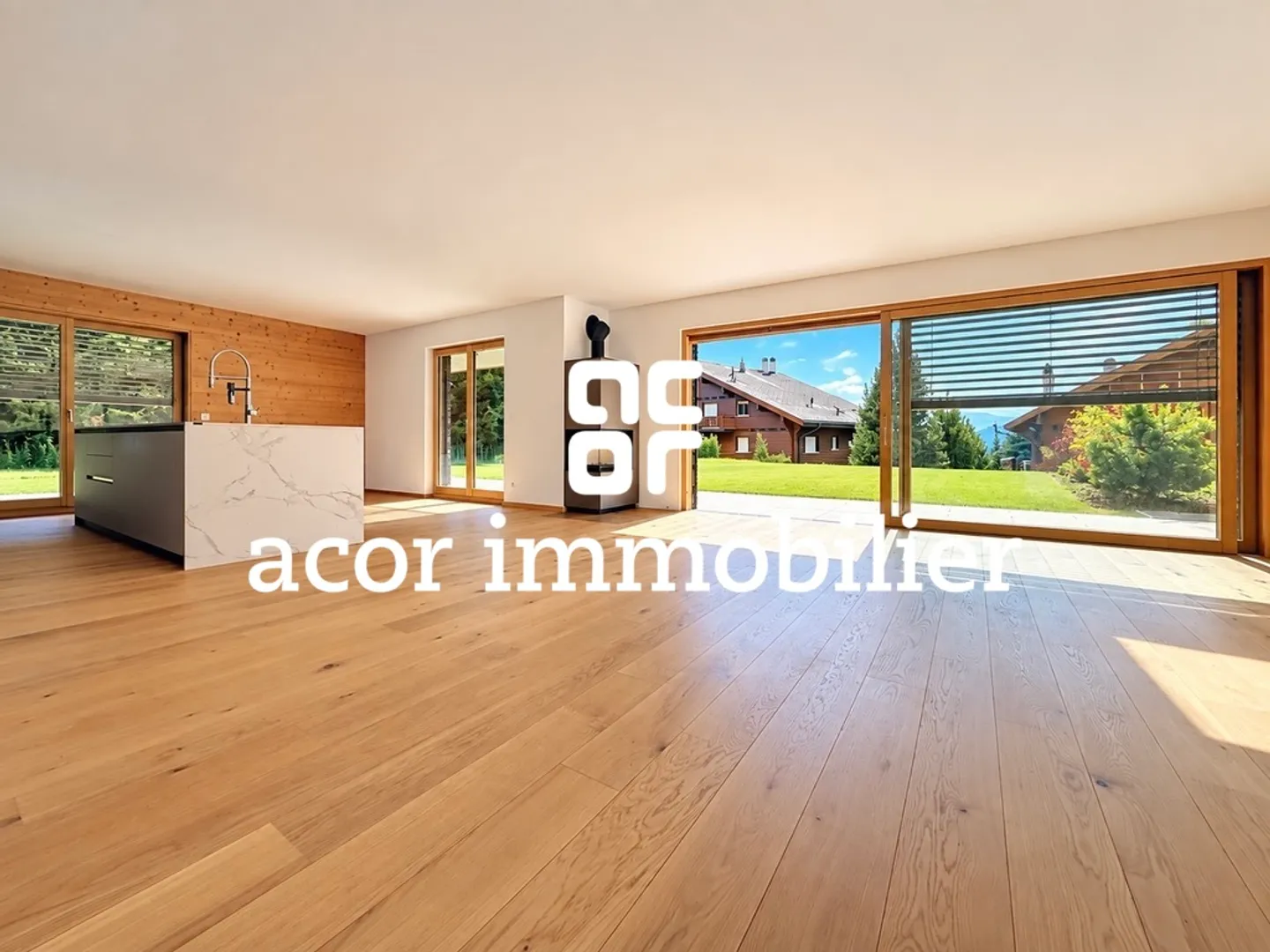 CRANS-MONTANA – 4,5 PIÈCES NEUF DE 223 M² – IMMENSE TERRASSE &amp; JARDIN - Photo 8 of 15