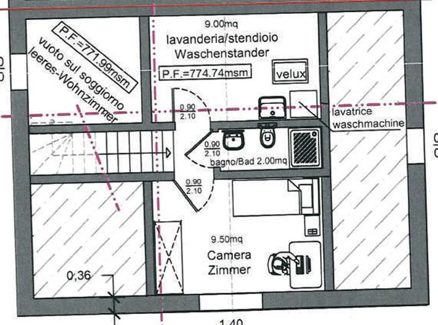 New duplex apartment 3.5 rooms with terrace in Faido - Photo 7 of 8