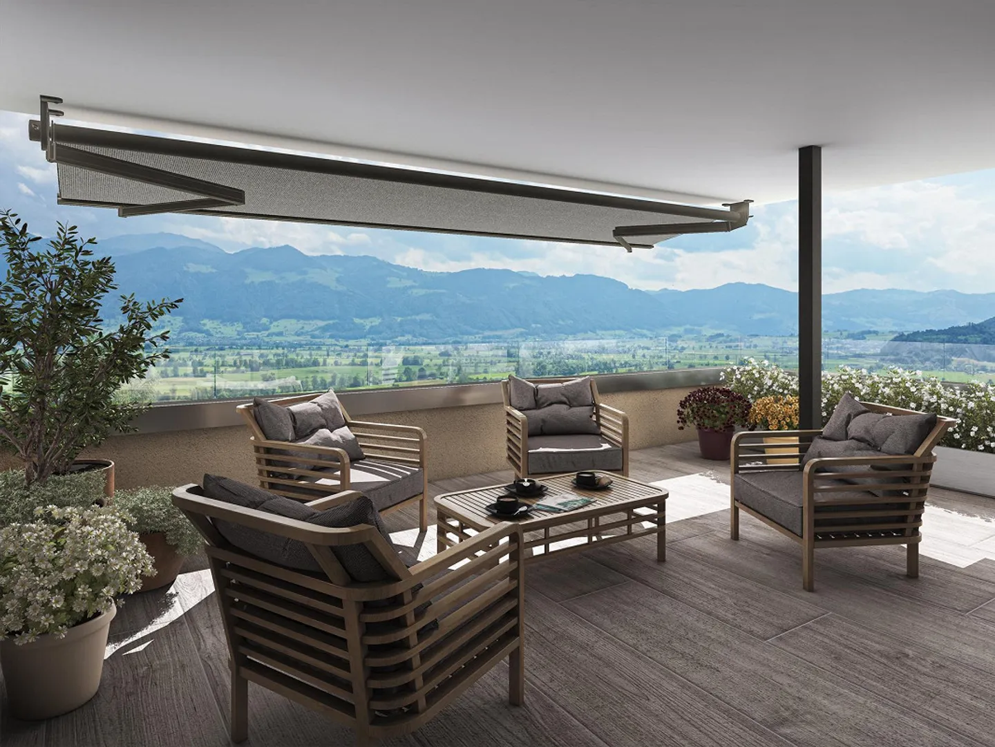 Neubau Gartenwohnung 9.0: Exklusive Eigentumswohnung mit unverbaubarer - Foto 3 von 9