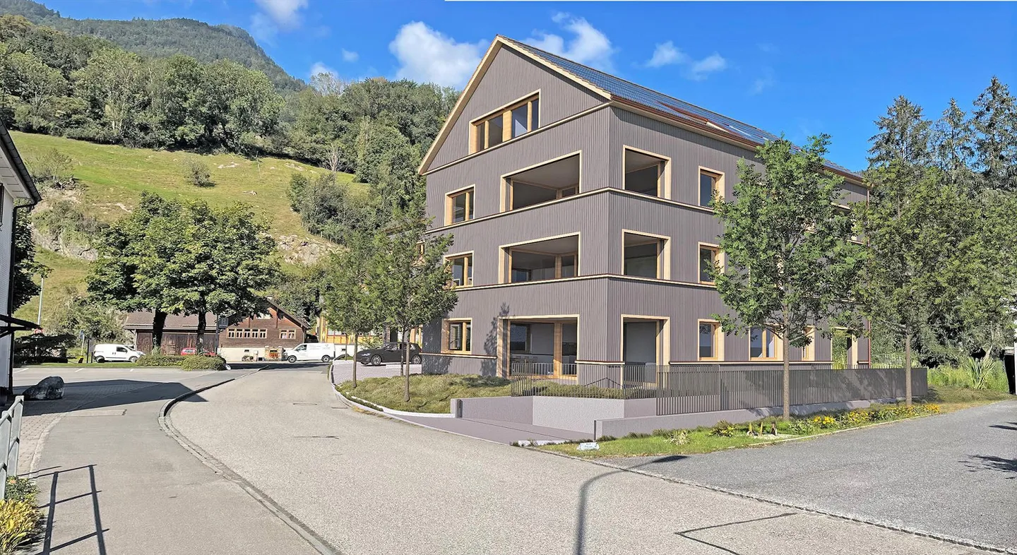 NEUBAU «Lignum Duo» - 3.5 Zimmerwohnung mit Gartenanteil - Foto 2 von 7