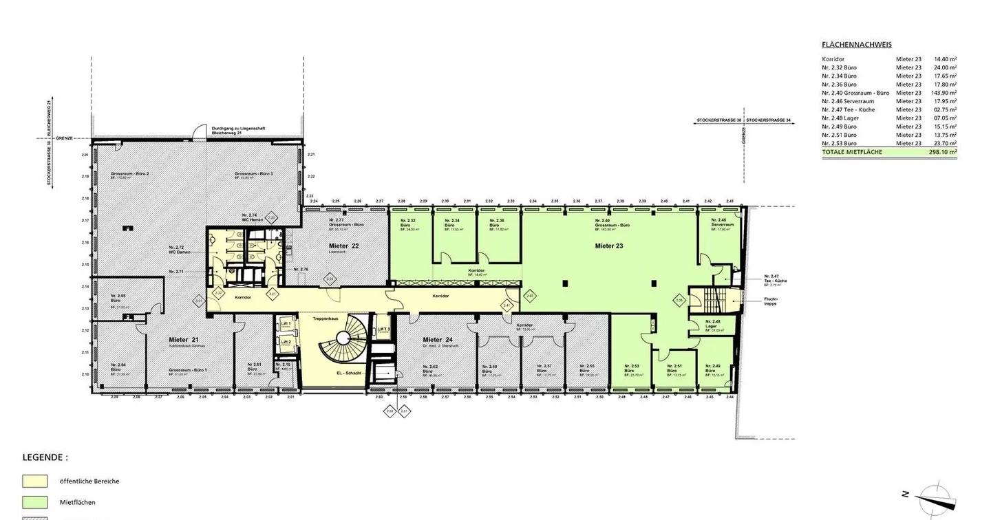 375 m2 de surface de bureau dans un emplacement de choix en centre-ville de Zurich... - Photo 4 sur 4