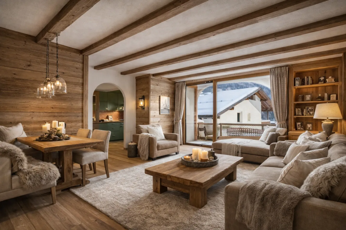 Appartement exclusif de 4,5 pièces dans un emplacement privilégié et calme à La Punt Chamues-ch - Photo 1 sur 21