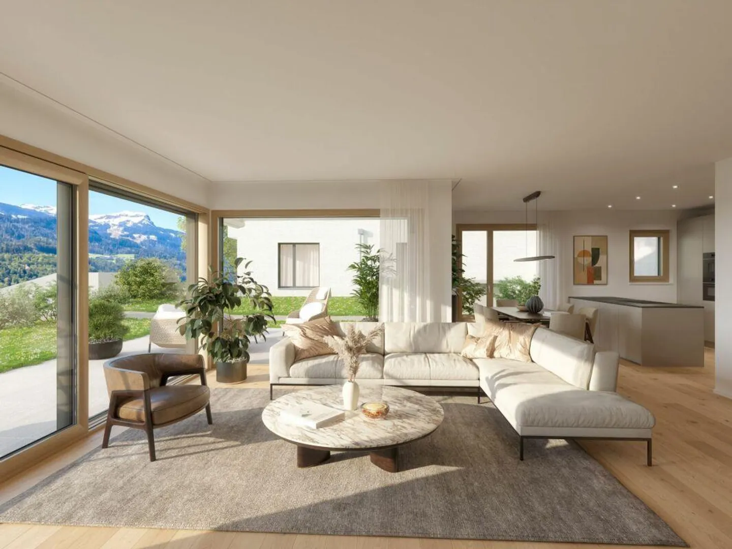 Geräumige Gartenwohnung in Sargans - Foto 2 von 6