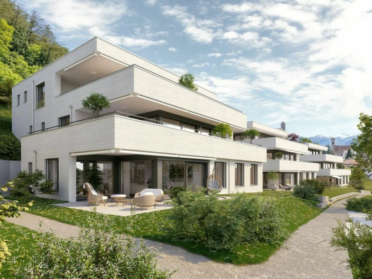 Geräumige Gartenwohnung in Sargans - Foto 1 von 6