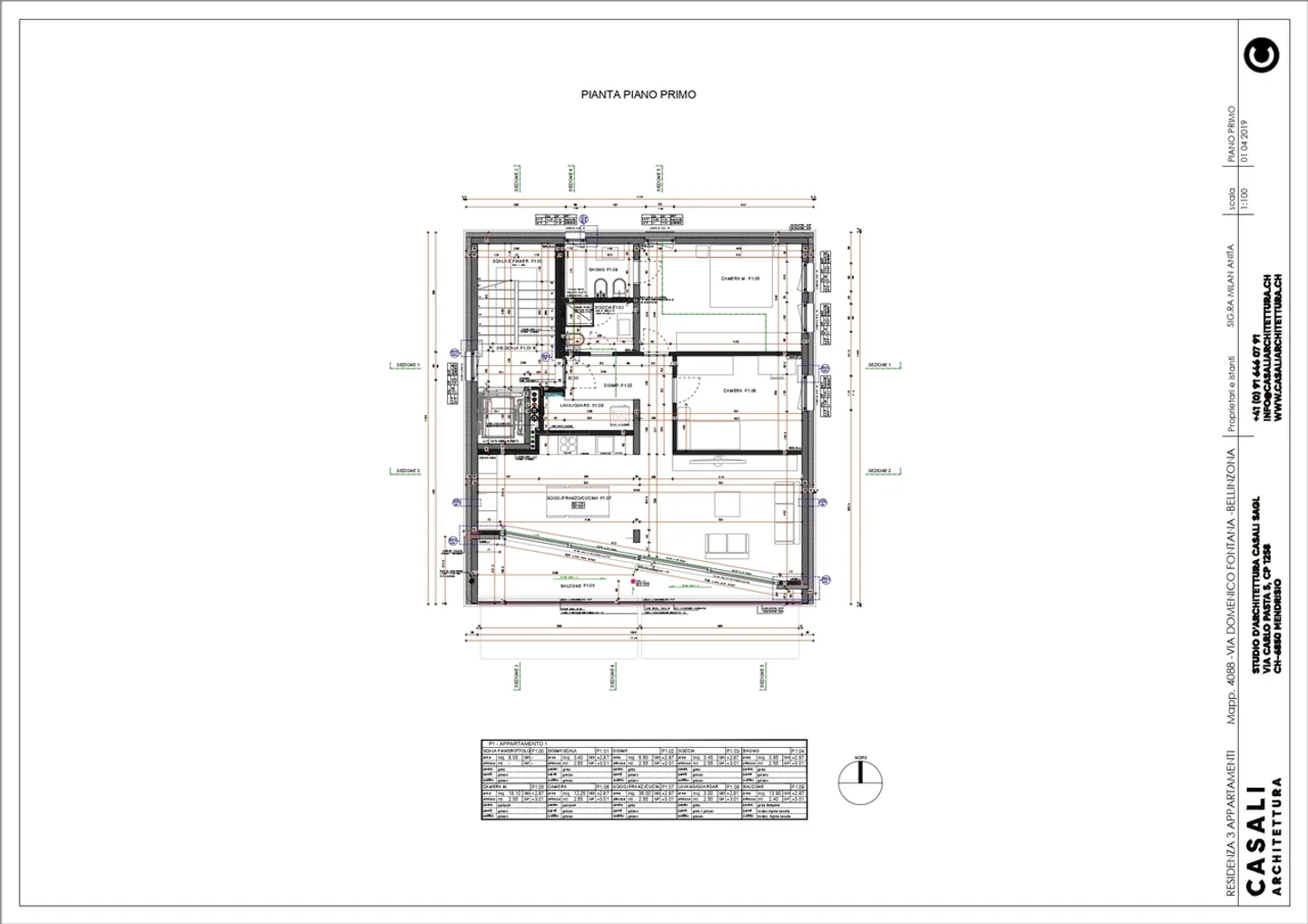 Modern multi-family house with 3 units of 3.5 rooms in Bellinzona - Photo 12 of 13