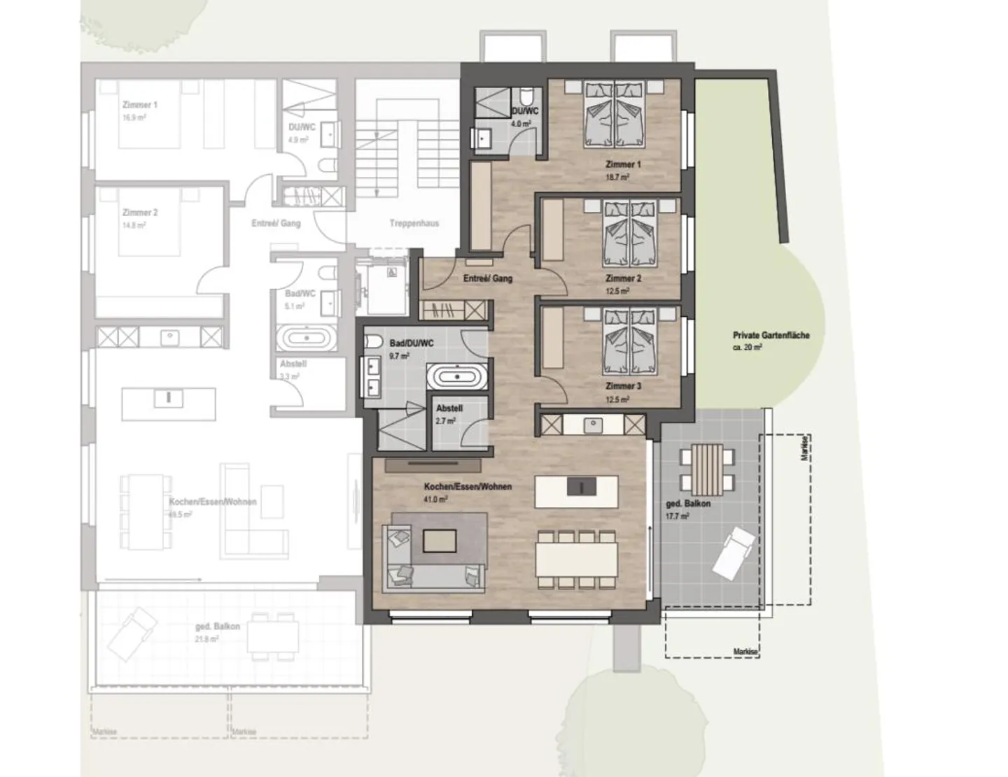 Exklusives Apartment in Sargans - Foto 8 von 8