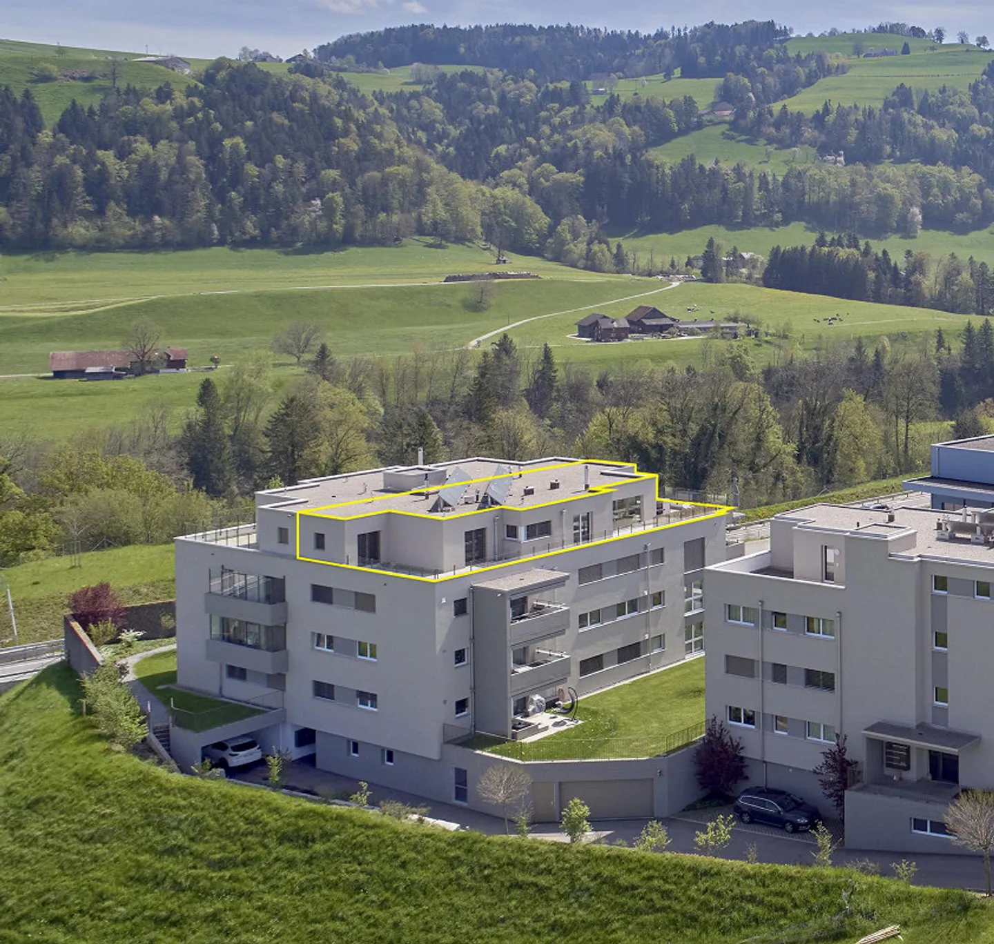 4.5-Zimmer Terrassenwohnung - Foto 1 von 5