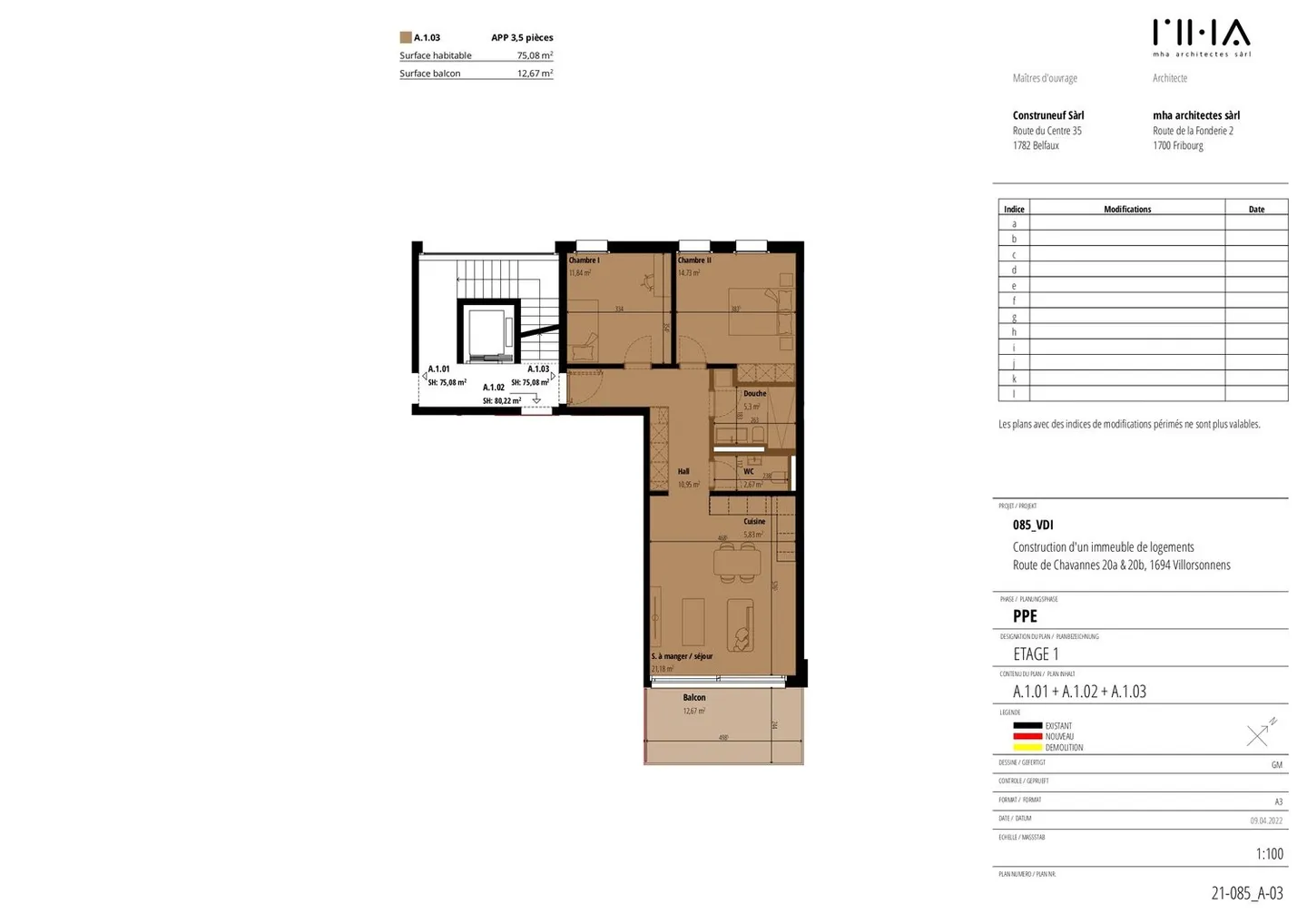 3,5-Zimmer-Wohnung im 1. Stock A1 - Foto 2 von 2