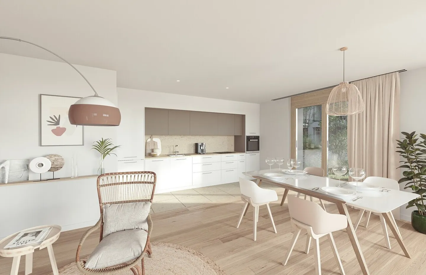 3.5 new rooms in the penthouse with a terrace of 28 m² – C17-403 - Photo 2 of 9