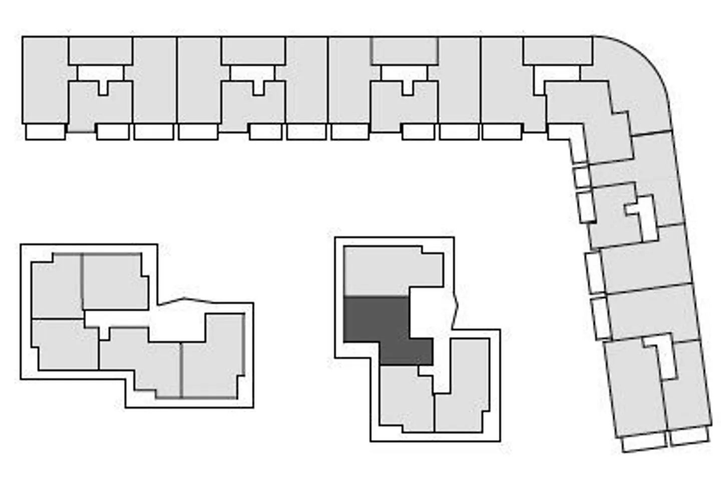 3.5 new rooms in the penthouse with a terrace of 28 m² – C17-403 - Photo 9 of 9