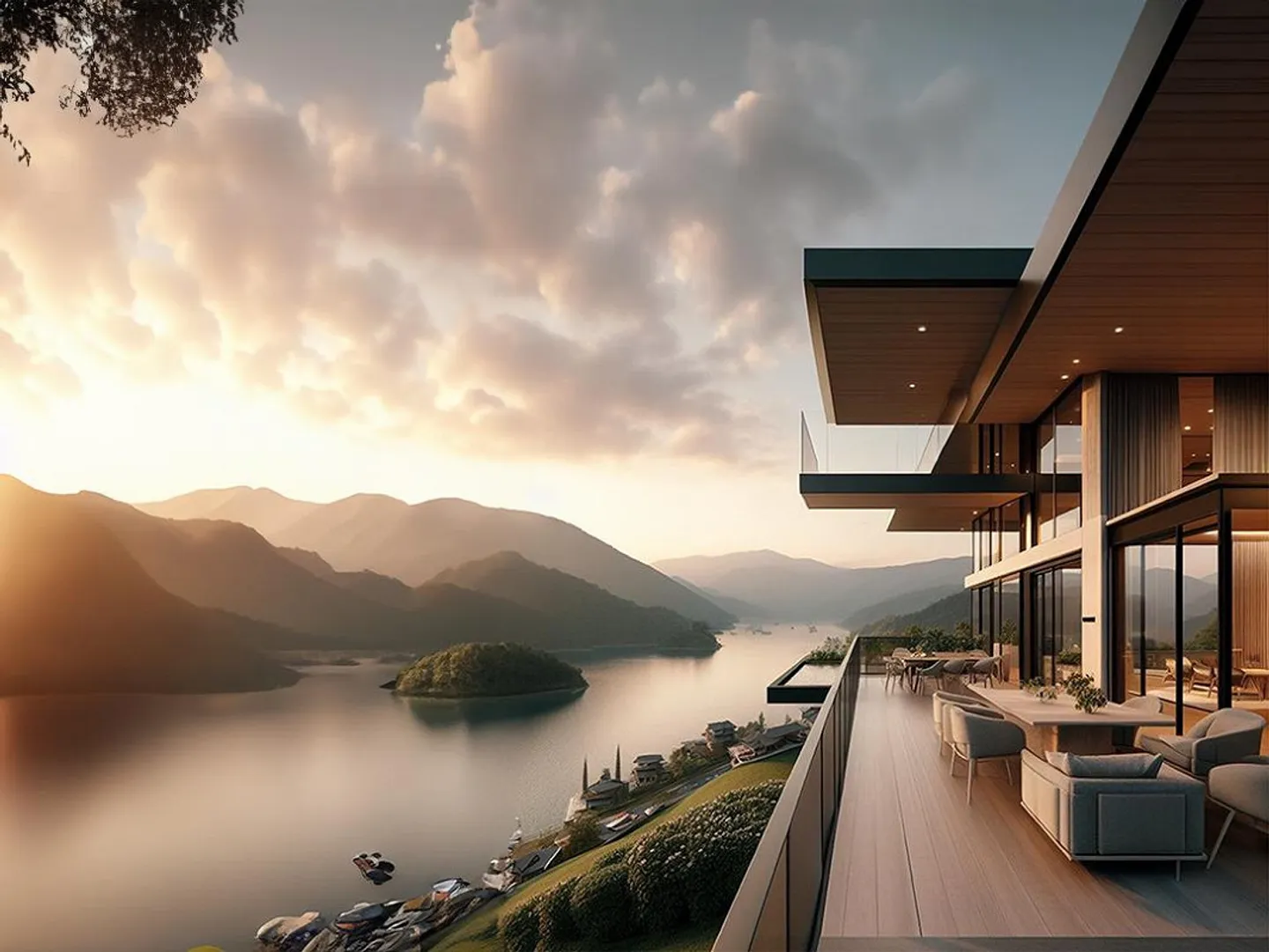 Villa moderna con vista lago - Foto 1 di 12