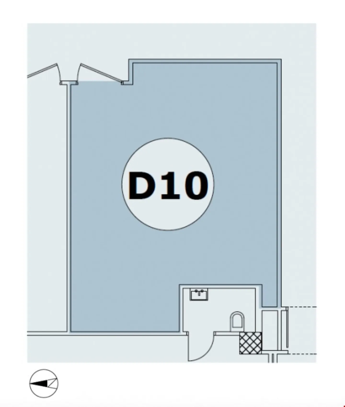 LUGANO NORD - FOR RENT WAREHOUSE OF 40 SQM (ref. D10) - Photo 10 of 11