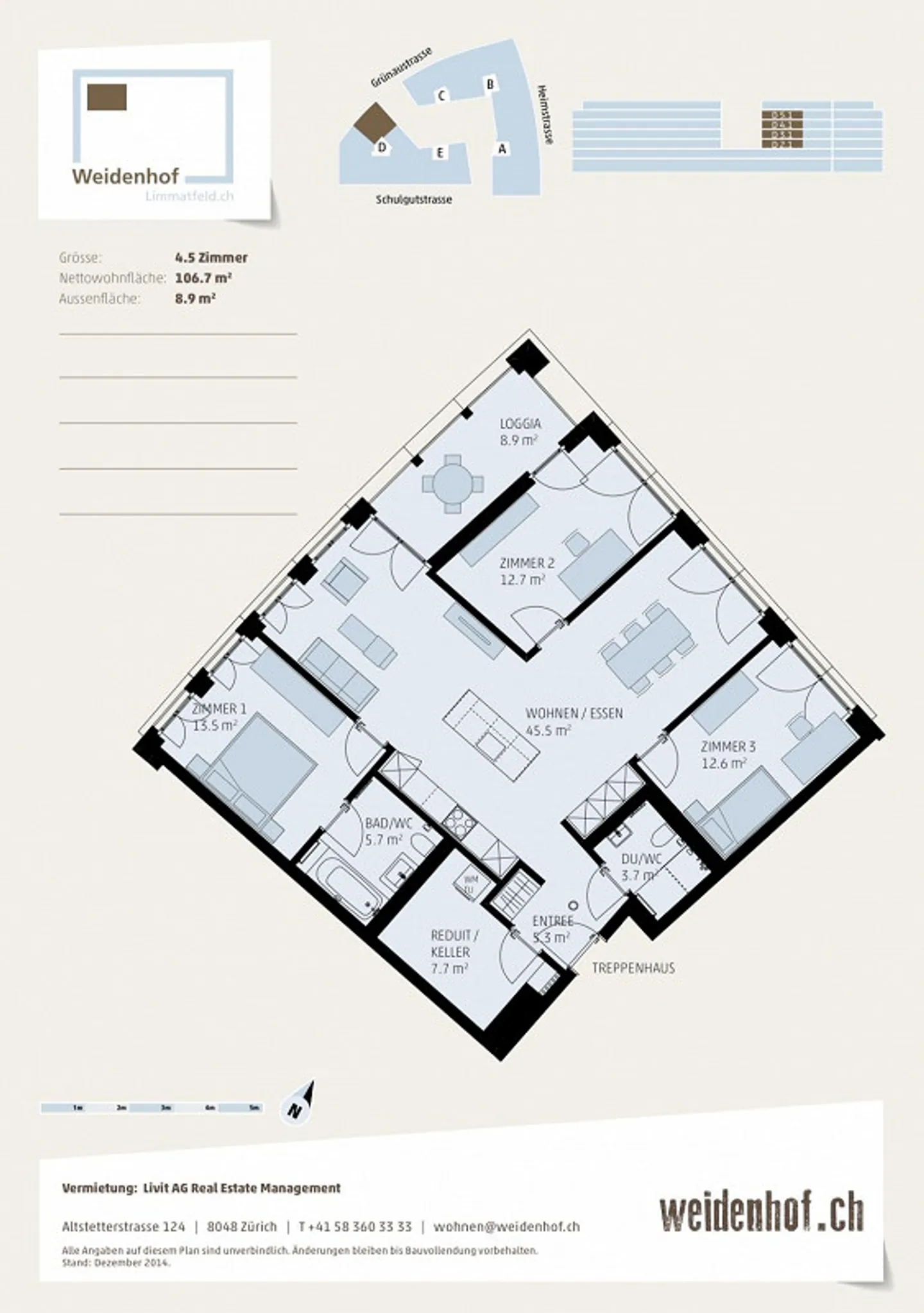 Appartement 4.5 pièces, recherche d'un nouveau locataire à partir du 01.05.2026 - Photo 24 sur 24