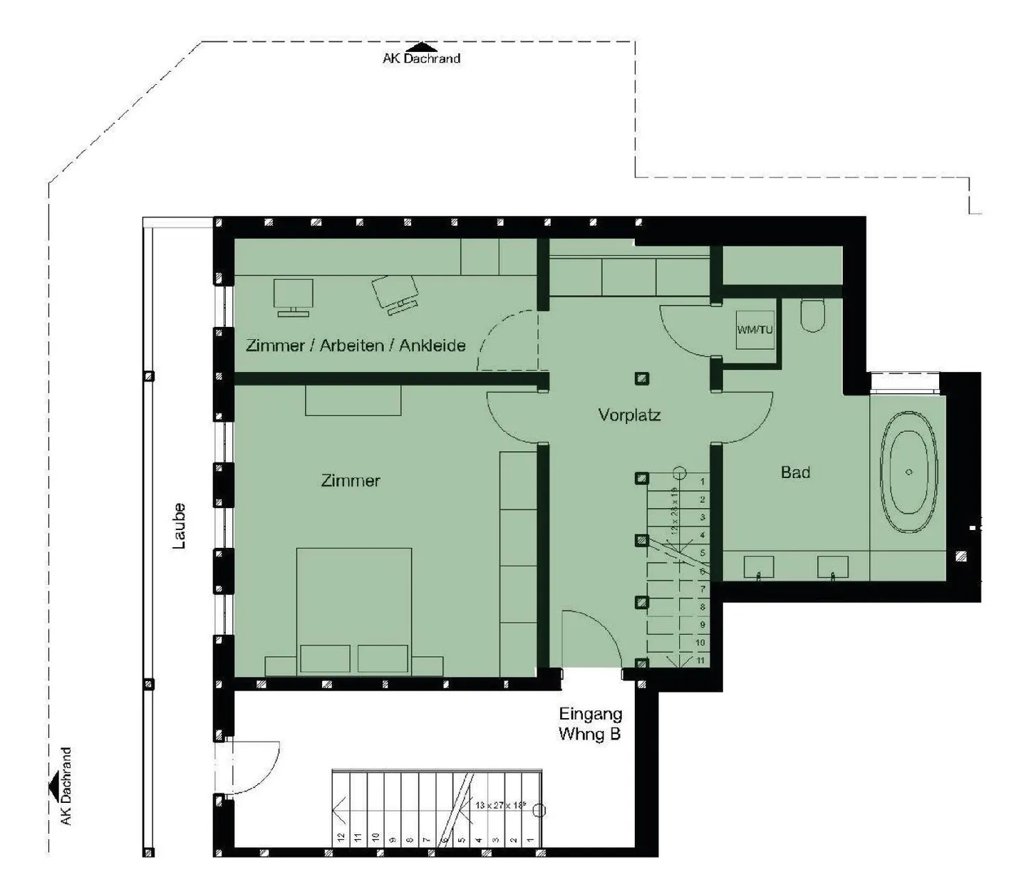 "Modernes Wohnen im Bauernhaus  - Wallenbuch FR - Photo 10 sur 11