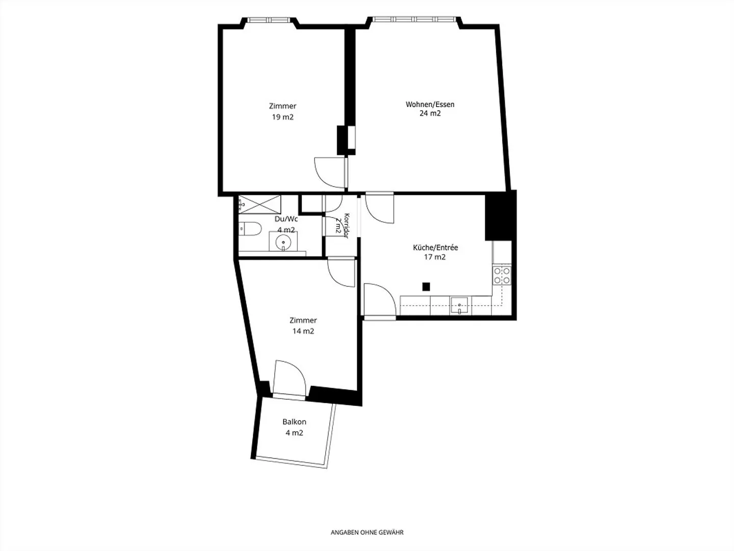 Appartement 3,5 pièces à Schaffhouse - Photo 13 sur 13