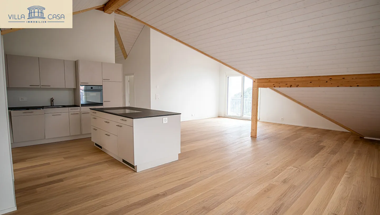 Appartement sous les combles 4½ pièces avec vue sur le lac à Spiez - Idéal pour le télétravail ! - Photo 3 sur 16