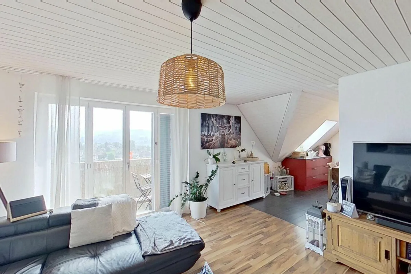 Panorama incluso - Casa bifamiliare moderna con vista sul Säntis - Foto 12 di 18
