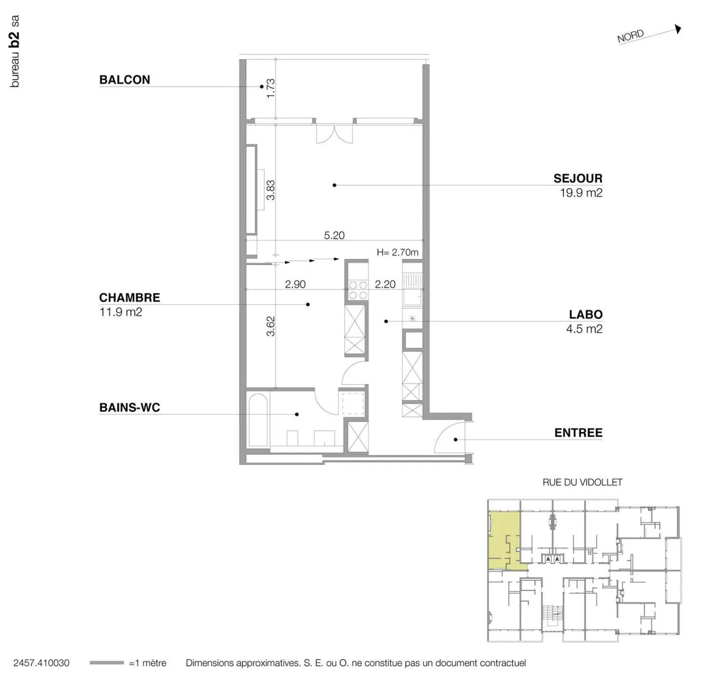 2-room apartment - Photo 1 of 5