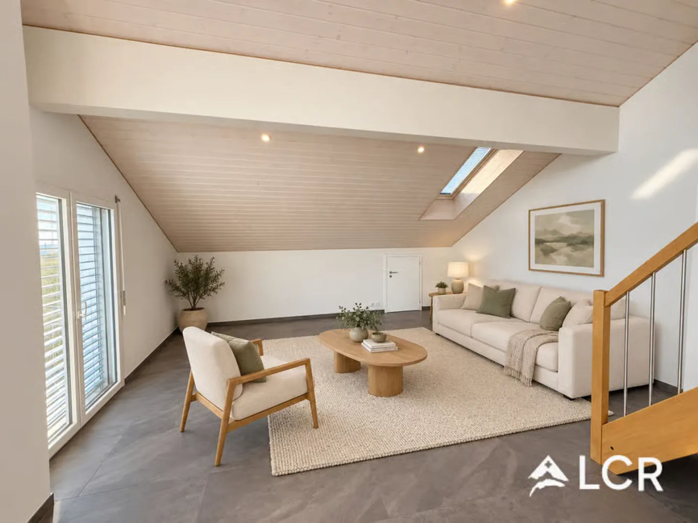 Schöne 2,5-Zimmer-Wohnung mit Mezzanin // Bottens - Foto 1 von 13