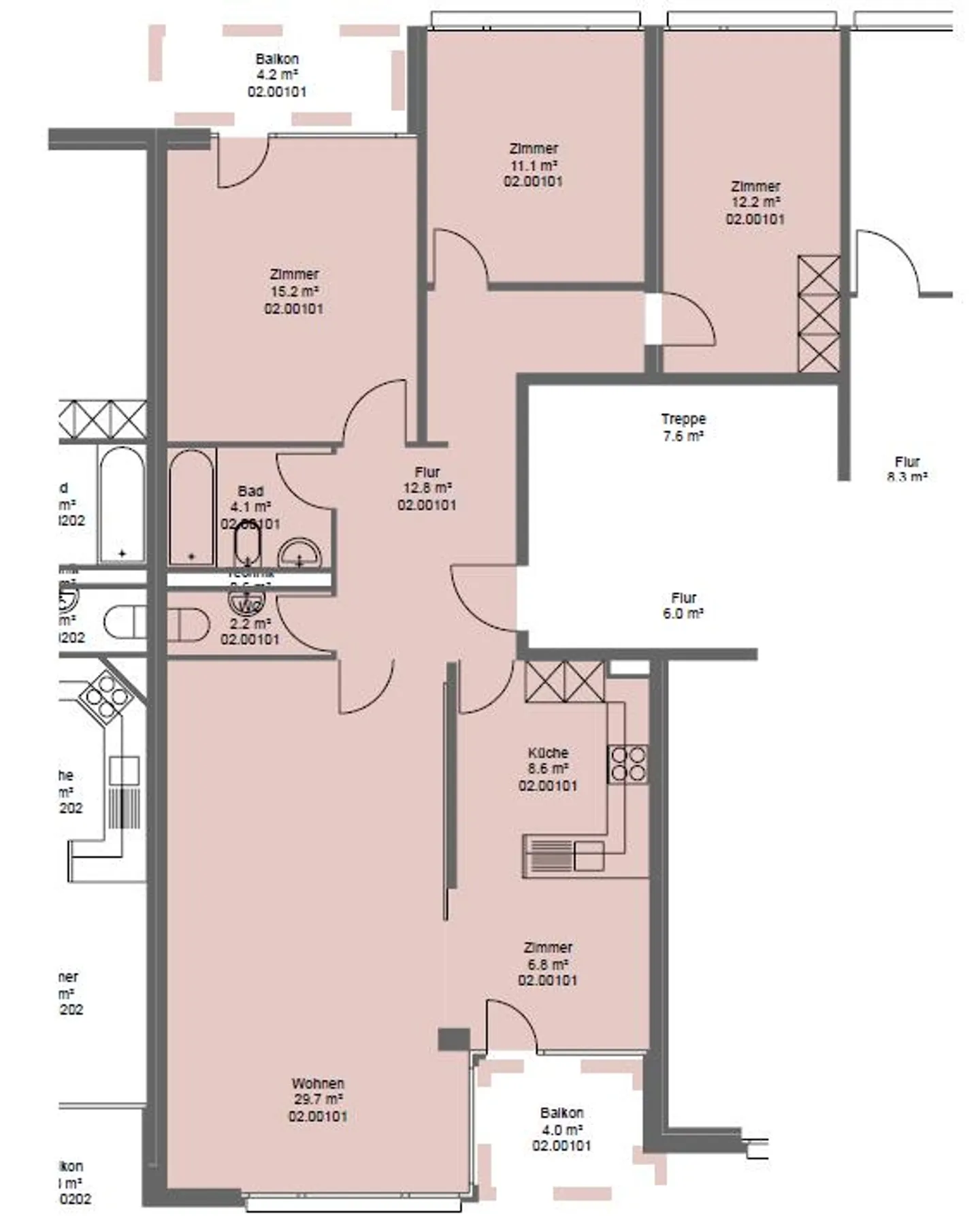 Appartamento 4.5 stanze - limitato fino al 31.03.2029 - Foto 7 di 7