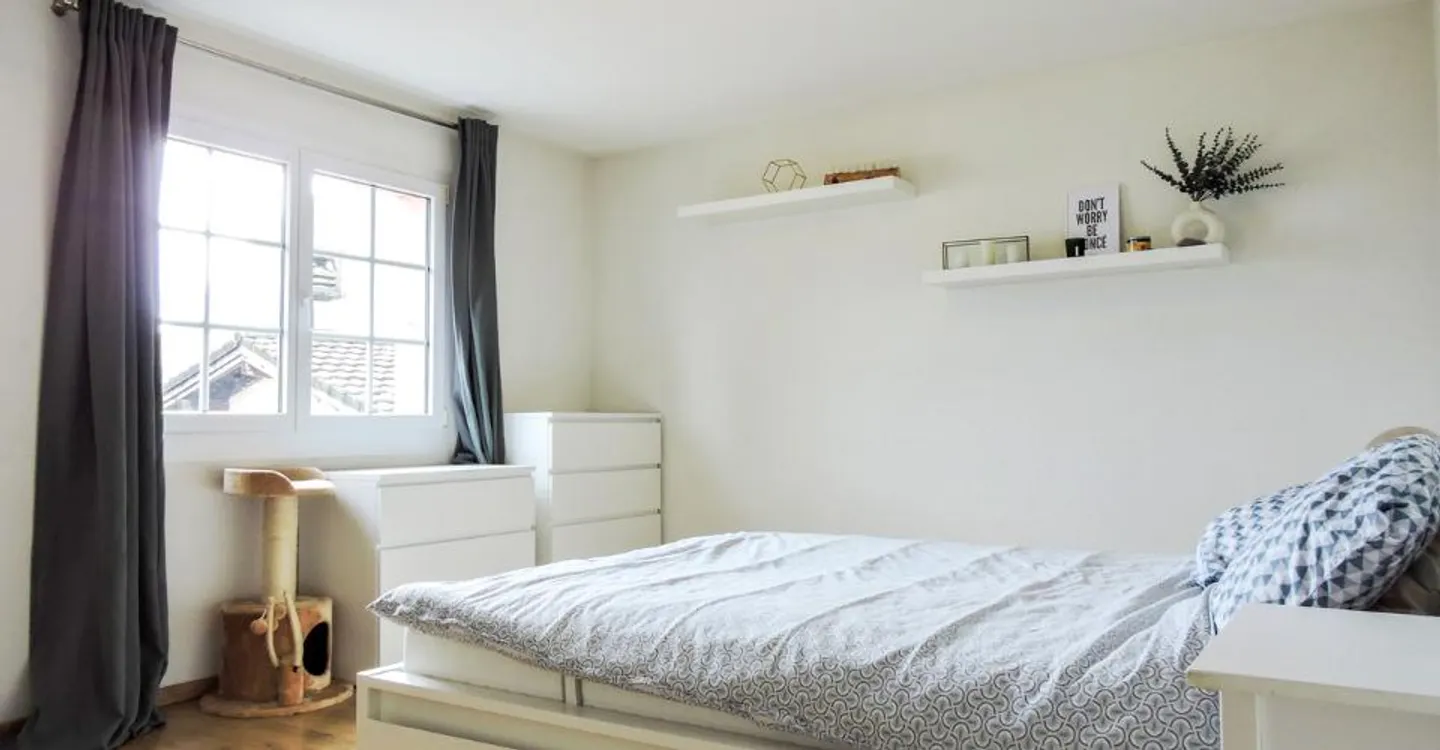 4,5-Zimmer-Wohnung mit großer Terrasse und freiem Blick Port-Valais - Foto 11 von 12