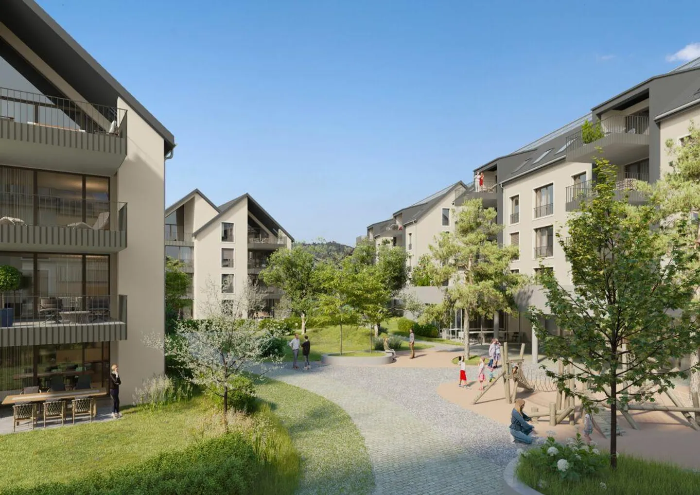 Modernes Studio mit grosser Terrasse - Foto 3 von 7