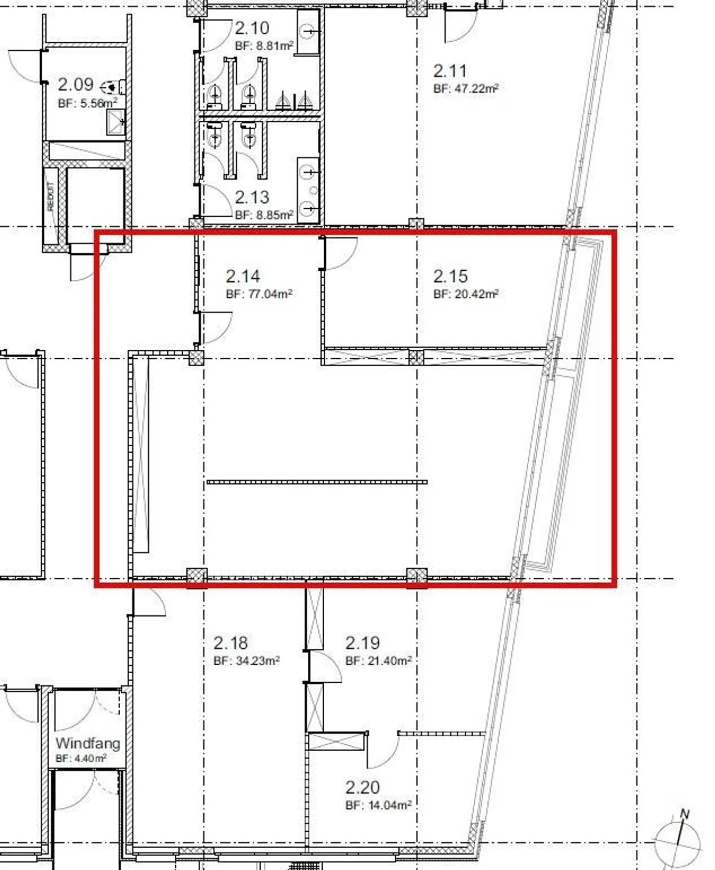 Attractive, bright, high-quality - Your new space in Brunnenpark - Photo 7 of 7