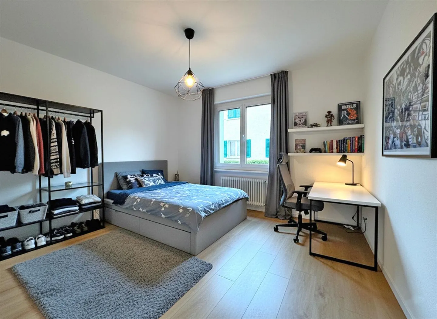 4,5-Zimmer-Wohnung mit Balkon, renoviert und vermietet. - Foto 9 von 13