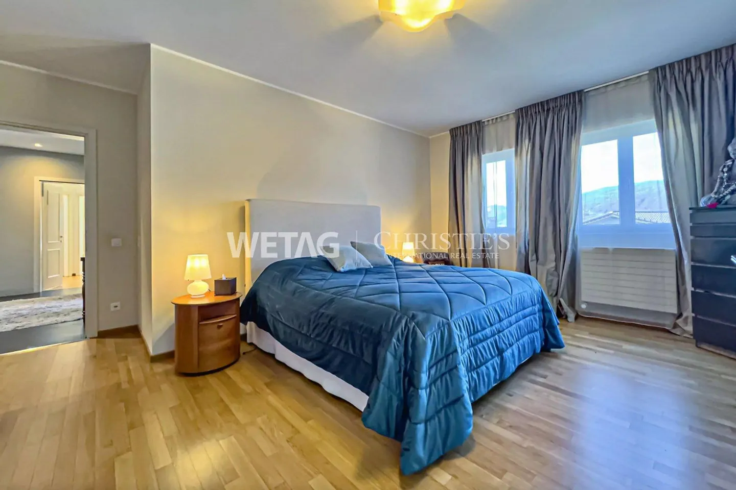 Lugano-Comano : villa élégante avec grand jardin et vue panoramique - Photo 6 sur 13