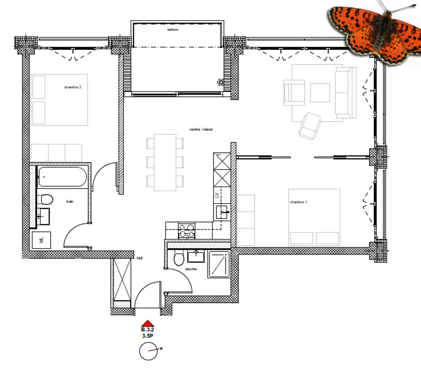 3 œ PIÈCES NEUFS - CENTRE BULLE - Photo 9 sur 9